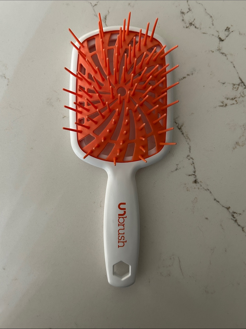 FHI Heat UNbrush Plus Hair Brush Orange White TikTok Viral